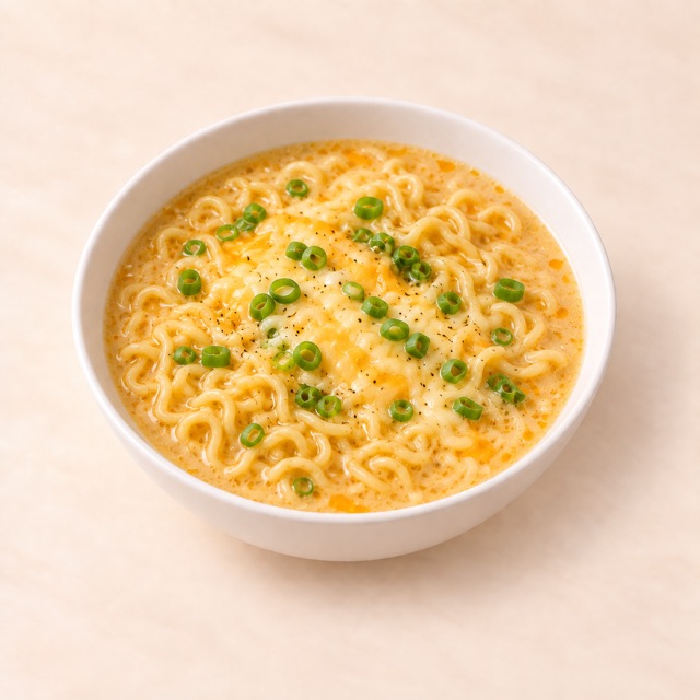 Рамен с сыром
